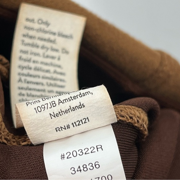 Spanx M Faux Suede Leggings Rich Caramel 0307 Brown medium seam soft stretch - Picture 10 of 12